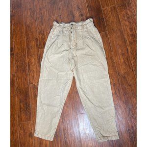Free People Brown drawstring pants size Medium